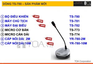 TOA TS-780 hệ thống hội thảo